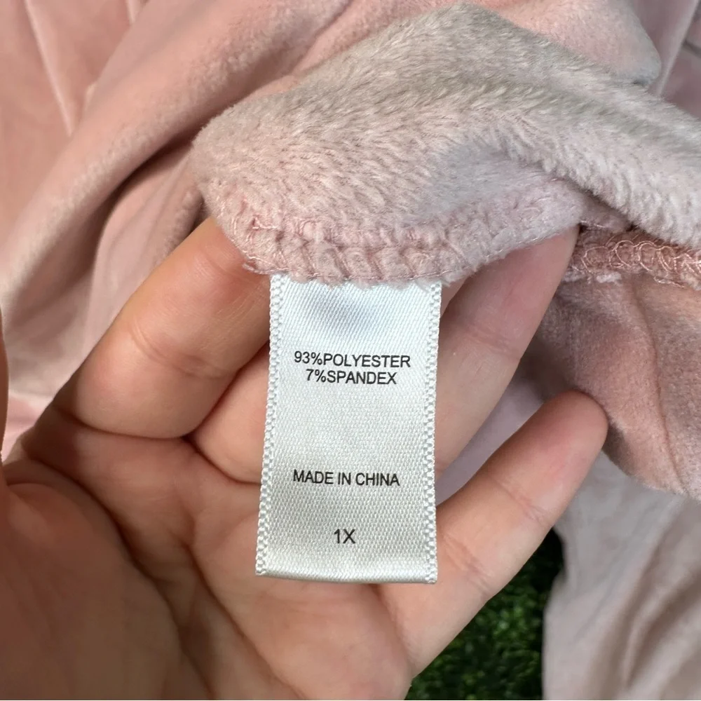 NWOT Koolaburra by UGG pink two piece jogger Set‎ Cozy velour lux Knit Comfort - Picture 8 of 12